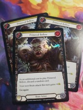 3x Primeval Bellow Yellow Rainbow Foil Playset Welcome to Rathe Flesh and Blood