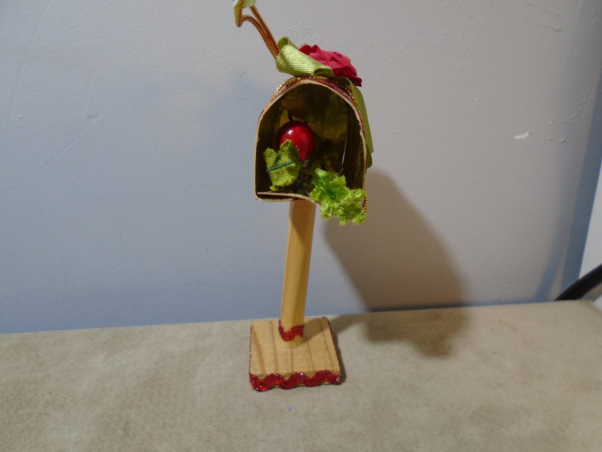 【新品未使用◎】Pia-no-jaC EAC 5th MEMORIAL BOX VINTAGE 1967 MR. CHRISTMAS 4.5” MAILBOX ORNAMENT WITH TAG