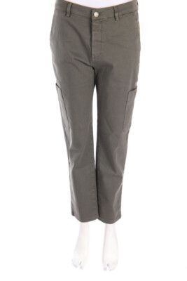 Re-HasH Cargo Pants Patch Pockets W27 olive green mint