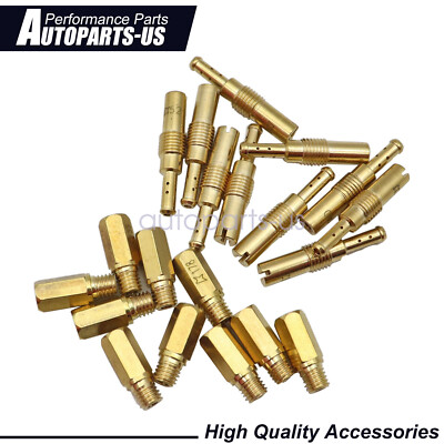 #ad #ad 10Pcs Carburetor Main Jet kit Slow Pilot Jet 10Pcs For PWK Keihin OKO CVK PWM $8.09