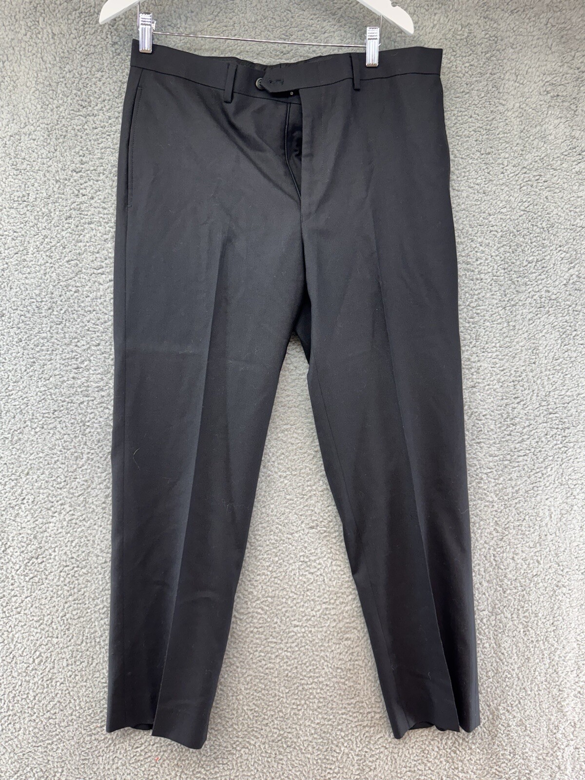 Ralph Lauren Men's Size 34 Black Polyester Blend Dress Pants EUC