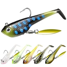 New TRUSCEND Pre-rigged Fishing Jig Lures for Freshwater and Saltwater