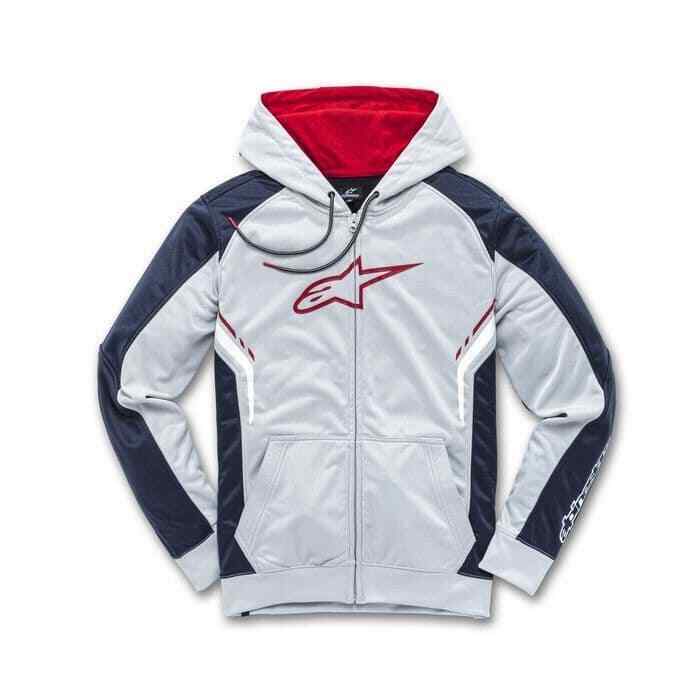 Alpinestars Strike Fleece Charcoal -Hooded Fleece with Zip