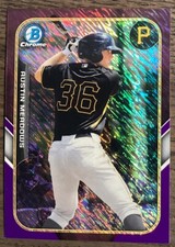 2015 Bowman Chrome Austin Meadows #FFM-AM Purple Shimmer Mini /250 #7013