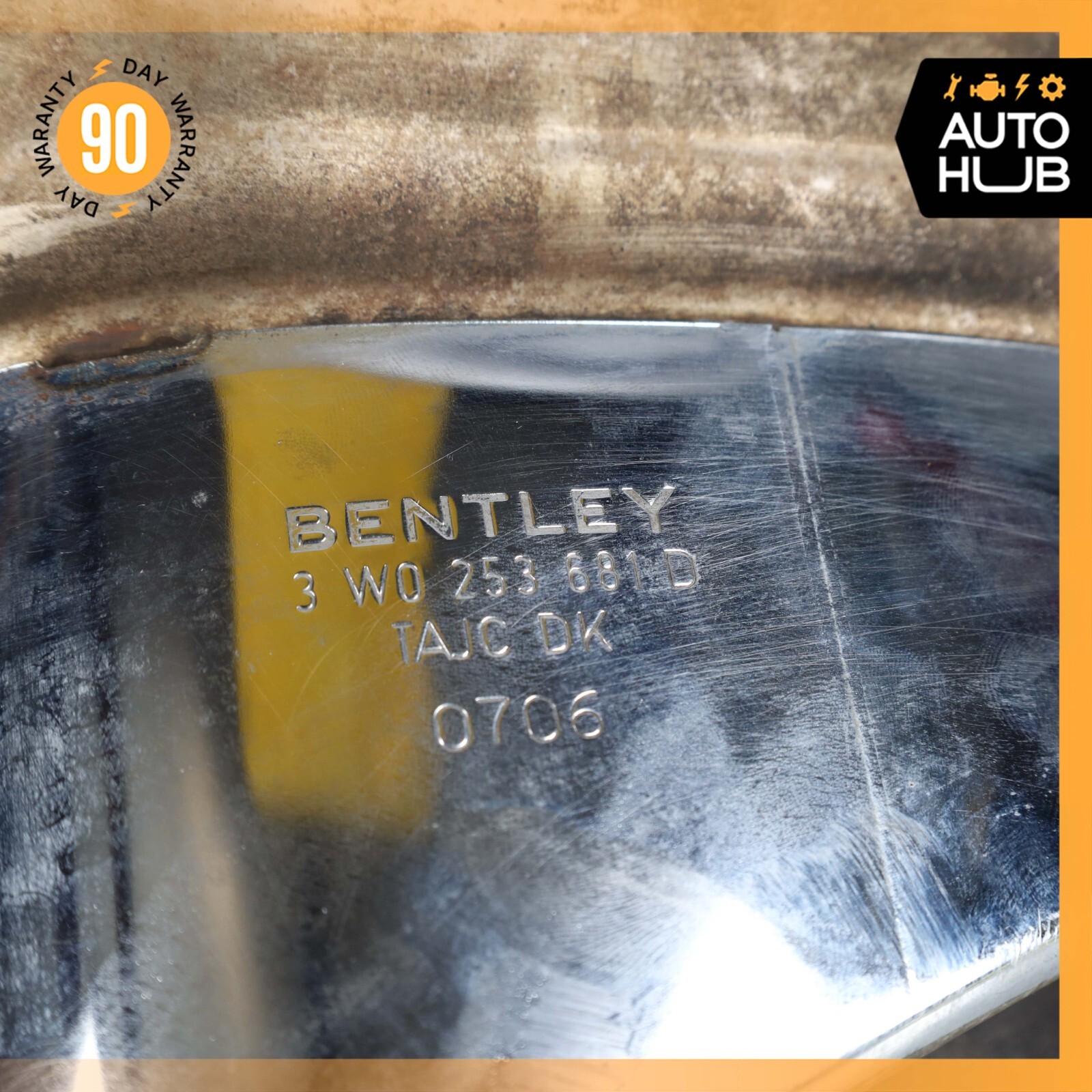 Bentley Continental GTC GT Exhaust Muffler Tips Left and Right Set OEM