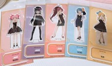 Madoka Magica Acrylic Stand Figure Mami Sayaka Homura Kyoko Black Dress
