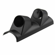 Universal Black Dual Pillar Gauge Pod Mounts 52mm Gauges To Vehicles A-pillar
