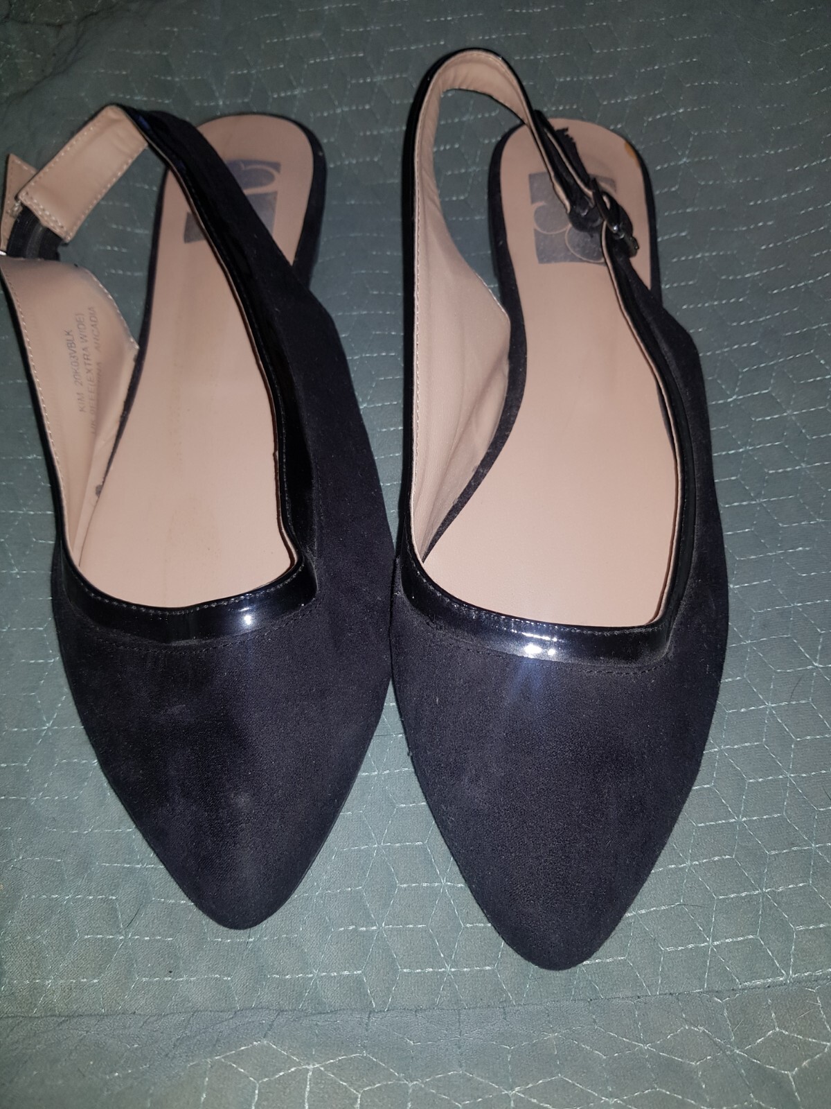 Womens Black Suede Shoes UK 9 eBay