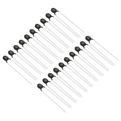 NTC Thermistors Resistors, 20Pcs 5 Ohm NTC 5 D-5 Temperature Sensor