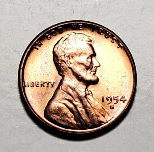 1954 S LINCOLN WHEAT PENNY UNC #C4646