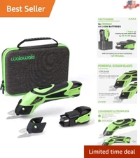 Rechargeable Electric Scissors with 2 Blades - Versatile Cutting Tool for Crafts