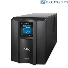 APC Smart UPS C 1000VA 600W LCD Tower SMC1000 120V Output: 8 5-15R - Refurbished