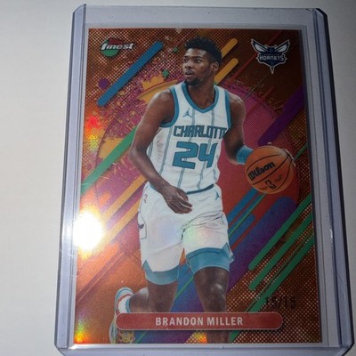 2025-26 Topps Finest - Rare Brandon Miller #248 Book End 15/15