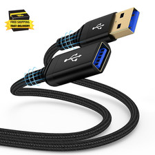 USB Extension Cable, 10FT Long USB Extender USB 3.0 Extension Cable Male to Fe
