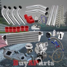 Turboturbocharger Cast Manifold Chrome Red Kit For 03-05 Dodge Neon Srt 4 2.4l