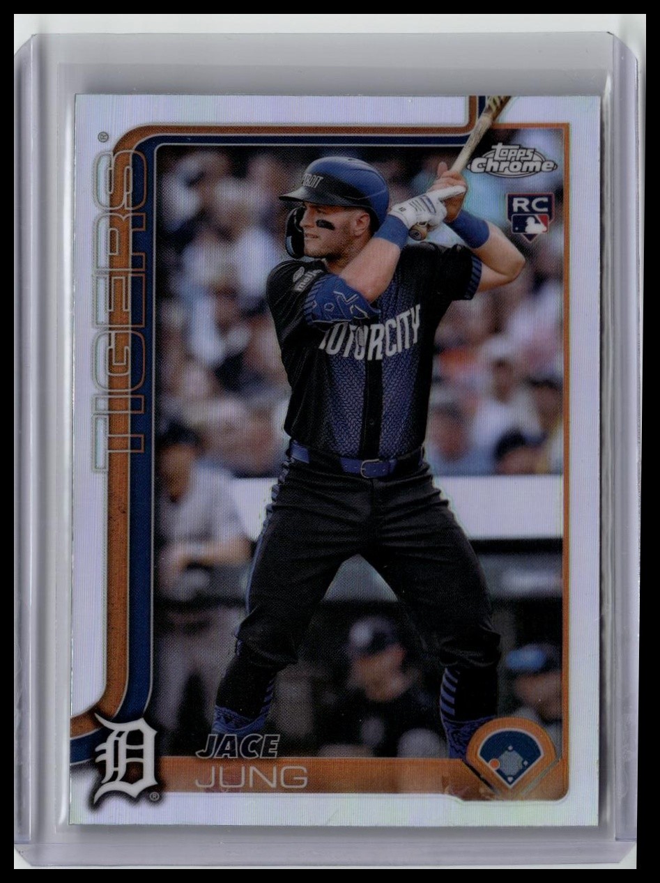 2025 Topps Chrome #225 Jace Jung Refractors