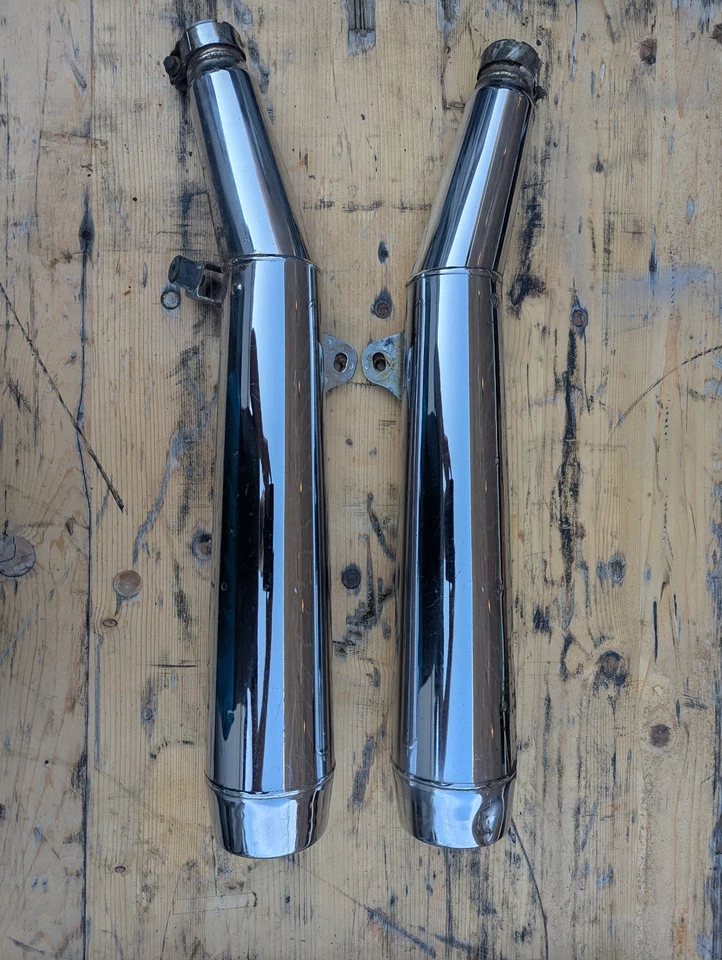 Ensemble de silencieux gauche et droit pour Yamaha XJ 900, références... - Photo 2/4