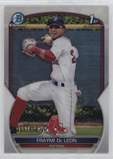 2023 Bowman Chrome Prospects Refractor 155/499 Fraymi De Leon #BCP-97 0c6