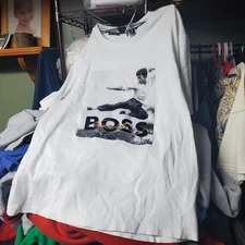 Vintage Y2K Bruce Lee And Hugo Boss Collaboration Graphic Shirt Mens Large