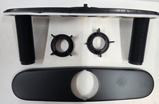 Delta RP70714BL 11" Escutcheon with Baseplate  Nuts - Matte Black - NEW