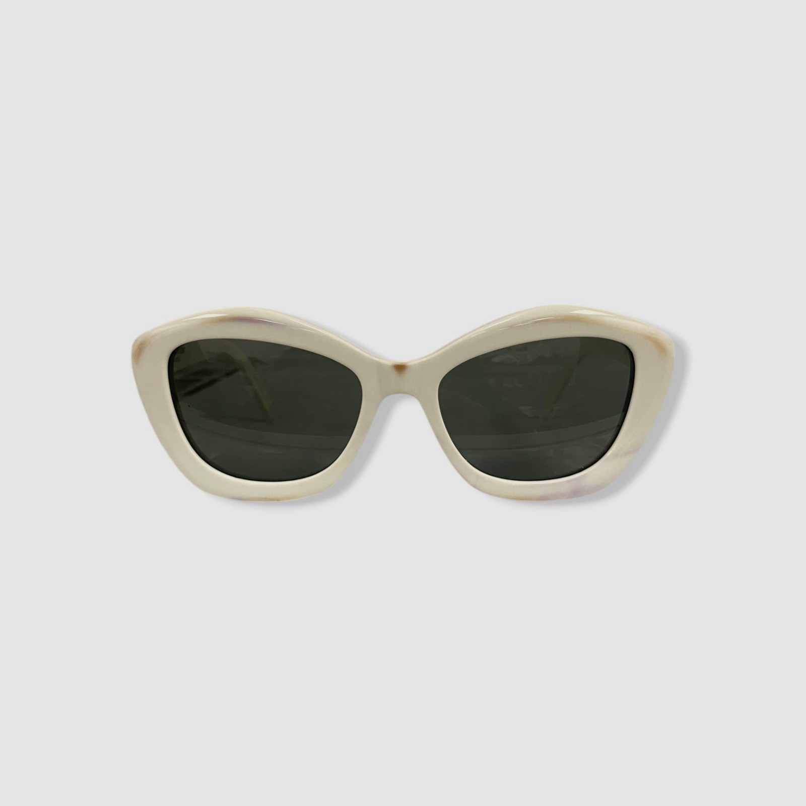 Occhiali da sole donna Saint Laurent SL68004 bianco occhio di gatto 54 18 140