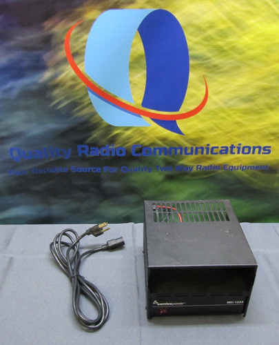 Samlex SEC-1212 Desktop Power Supply w Motorola XPR 2500 CM200D Radio Cabinet