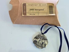 Longaberger 2009 Tie On Basket Inaugural Unused Rare FREE SHIP