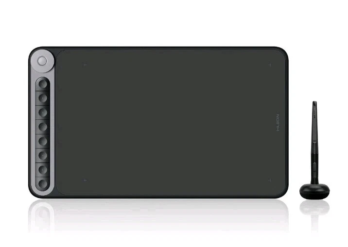 HUION Inspiroy Dial Q620M Wireless Grafiktablett ±60° Neigung Android unterstützt - Bild 3 von 4