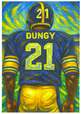 TONY DUNGY * Pittsburgh Steelers * FOOTBALL * Novelty Art Card * ATC ACEO