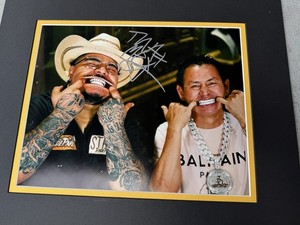 That Mexican OT signed autographed With Johnny Dang Jeweler Photo Nice Estate