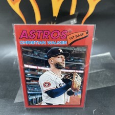 2026 Topps Heritage Christian Walker #217 Red Border Houston Astros