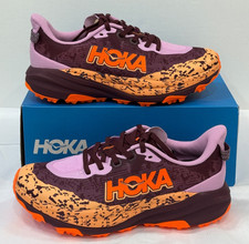 HOKA Speedgoat 6 Purple Orange 1156933 FWR GS SZ 5.5Y/ 6.5Y Womens Girls
