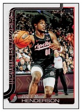 Scoot Henderson 2025-26 Topps #122 Portland Trail Blazers NBA *315