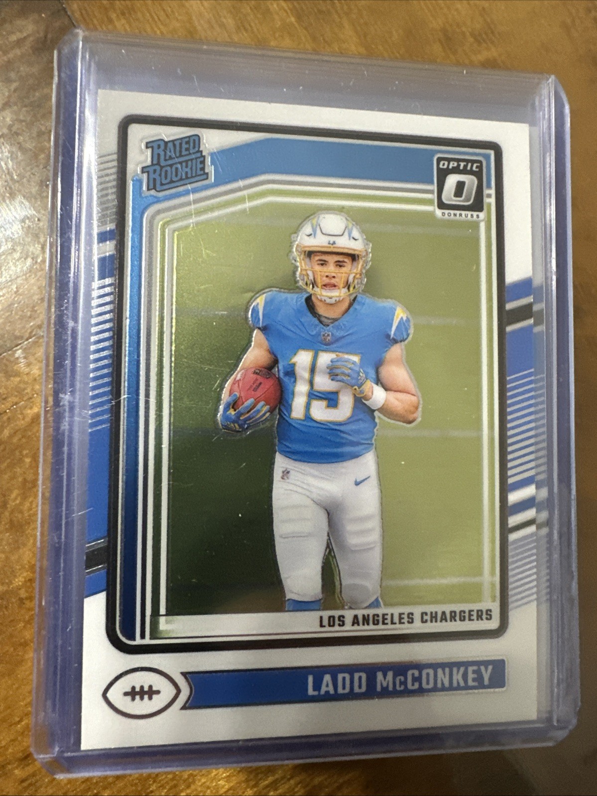 2024 Panini Donruss Optic - Rated Rookie Ladd McConkey #266 (RC)