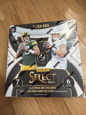 2024 Panini Select Football NFL Factory Sealed Mega Box