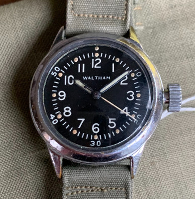 1943 Waltham NAVY FSSC 88-W-800 Hacking Wristwatch #6