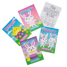 5" x 7" Bulk 72 Pc. Pastel Easter Bunny Chick Coloring Books