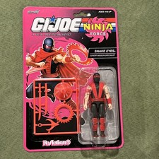 GI Joe Ninja Force Snake Eyes - Super7 ReAction  Plus - Target Exclusive