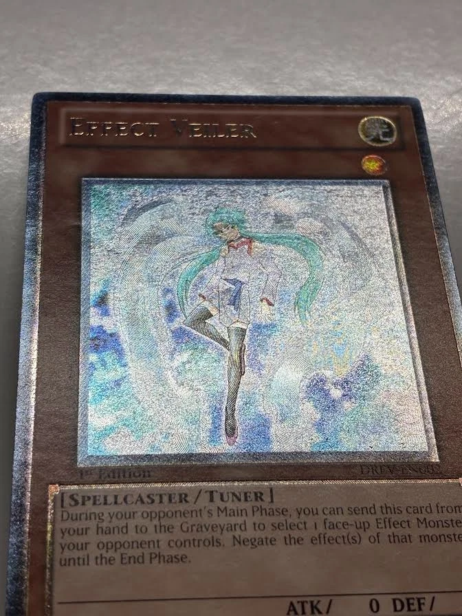 USA Seller Yugioh Effect Veiler DREV-EN002 Ultimate Rare 1st Edition VLP - Image 2 of 4