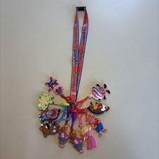 10 Big Kahuna School Fundraising Lanyard Rubber Character Charms Multicolor