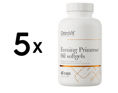 5 x OstroVit Evening Primrose Oil - 60 softgels (133,30 EUR/kg)