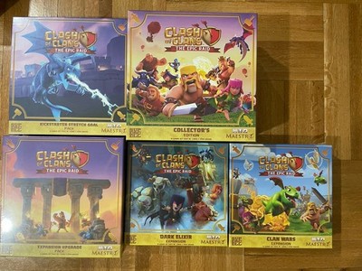 Maestro Clash of Clans: The Epic Raid Core Edition + Kickstarter brand new 