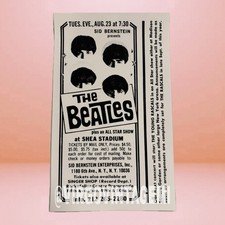 The Beatles Promotional Flyer (August 23, 1965 At Shea Stadium In New York City) The Beatles Promotional Flyer (August 23, 1965 At Shea Stadium In New York City)