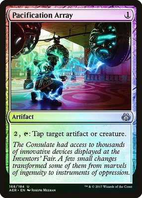 Pacification Array FOIL Aether Revolt NM Artifact Uncommon MAGIC CARD ABUGames