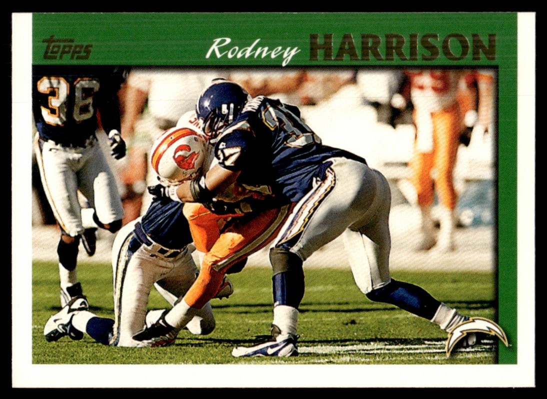 1997 Topps Rodney Harrison Rookie San Diego Chargers #87