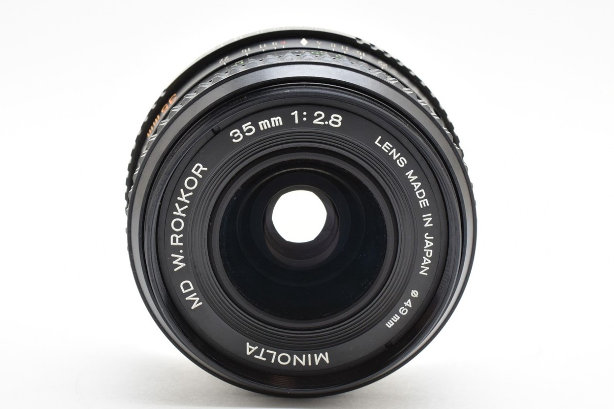 Minolta MD W.Rokkor 35mm f/2.8 Wide Angle MF Lens From [Near MINT