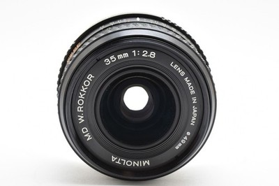 Minolta MD W.Rokkor 35mm f/2.8 Wide Angle MF Lens From [Near MINT