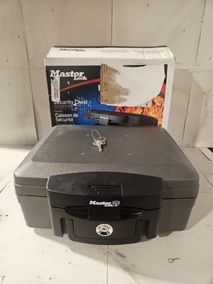 Master Lock kleine Schlüsselverriegelung Feuer- & Wassertruhe H0100EURHRO