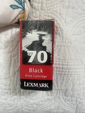 Lexmark 70 Black Print Cartridge New In Box 