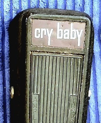 Vintage Crybaby Top Logo Wah-Wah  1967 Prototype Rare. Pre Vox Clyde McCoy